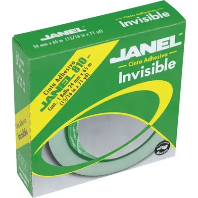 Cinta Adhesiva Janel Invisible 24x65