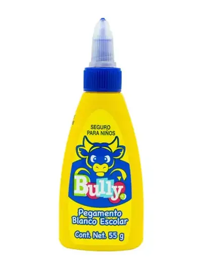 Pegamento escolar blanco Bully