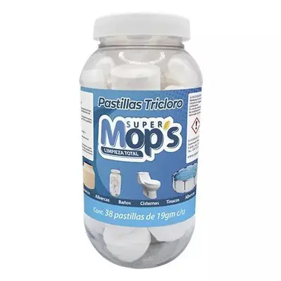 Pastillas tri-cloro SUPERMOPS, clorado