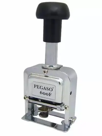 Foliador cromado Pegaso 6 dígitos