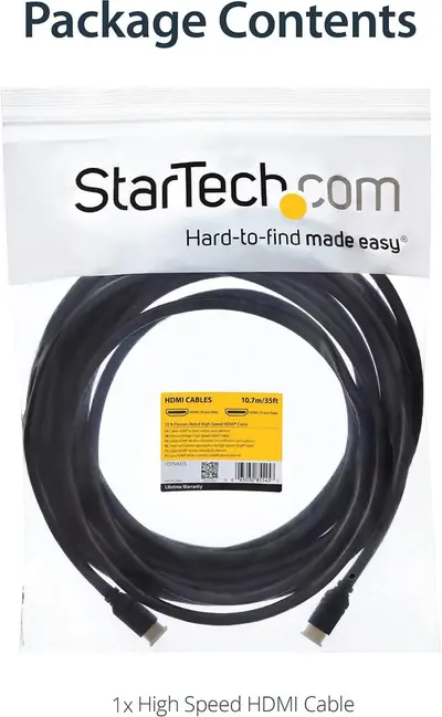 Cable HDMI de 50CM de Alta Velocidad - 2X HDMI Macho - Negro - Ultra HD 4K X 2K - Startech.com Mod. HDMM50CM