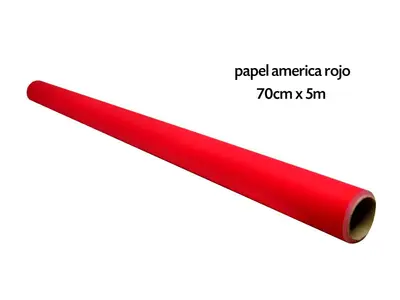 Papel américa Pinos Altos color rojo