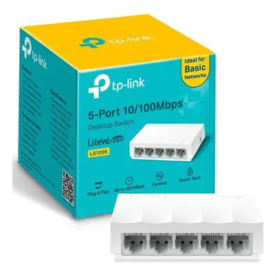 Switch de Escritorio 5 Ptos Blanco Tplnk LS1005