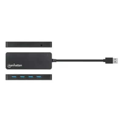 Hub Manhattan USB 3.2 gen 1 de 4 puertos