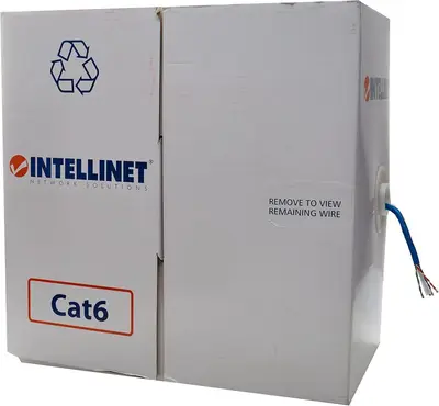 Bobina Intellinet CAT 6 UTP 305m solida