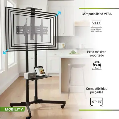 Soporte de pantalla móvil Techmakro