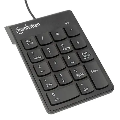 Teclado Manhattan Alámbrico USB Negro