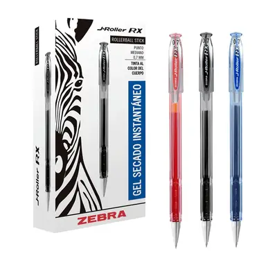 Bolígrafo de gel ZEBRA J Roller RX punto