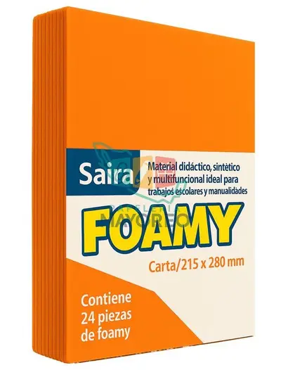 LM-Foamy saira tamaño carta naranja
