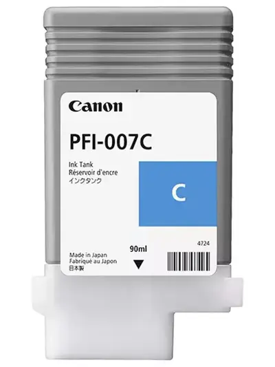 LM-Tanque de tinta Canon PFI-007 cyan.