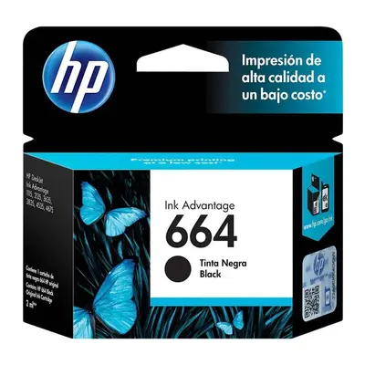 Cartucho De Tinta Hp664 Negro