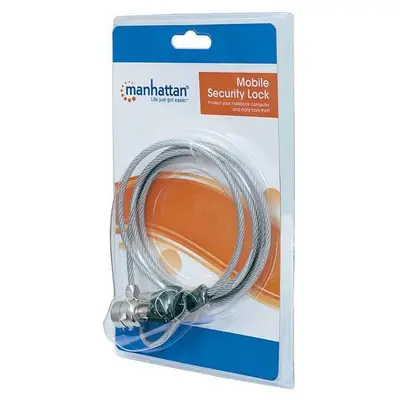 Candado Laptop, Manhattan, 440271, Llave 1.4M, Gris