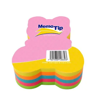Notas Adhesivas Memo Tip forma oso