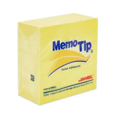 Notas Adhesivas Memo Tip amarillo 3x3