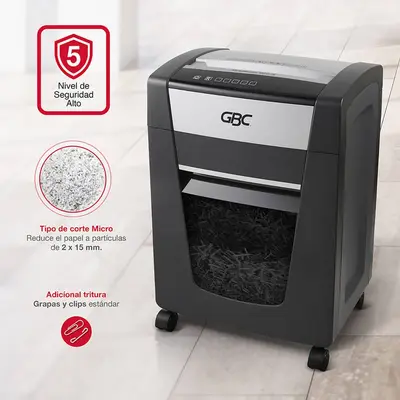 Destructora SM15-08 corte micro GBC uso