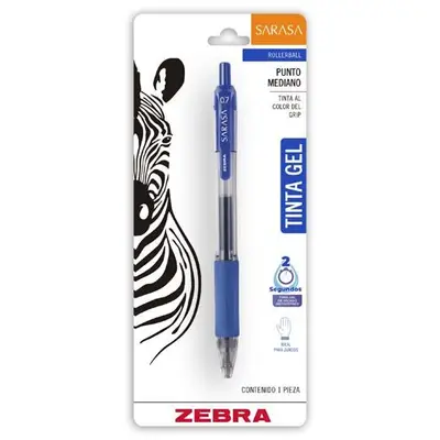 Bolígrafo de gel ZEBRA SARASA punto