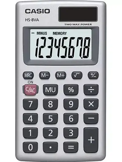 Calculadora básica 8 dígitos CASIO