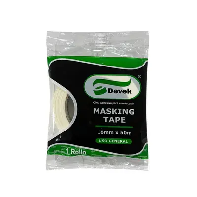 Masking tape Devek color natural 18mm x
