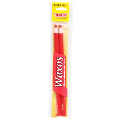 Marcador de cera BACO Waxos color rojo