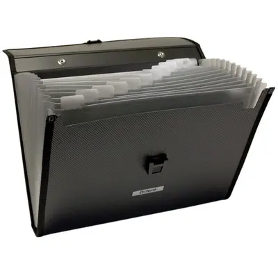 Archivo expandible Oxford carta color negro