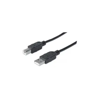 Cable Manhattan USB a-b v2.0 3.0m negro