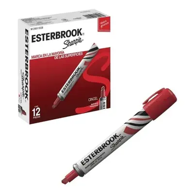 Marcador permanente Esterbrook color rojo