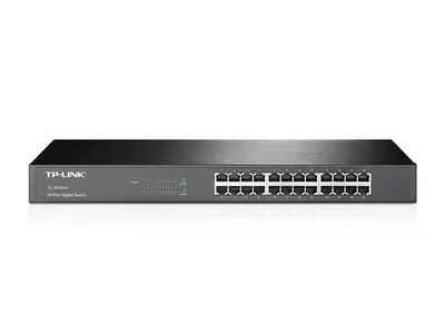 Switch | TP-Link | TL-SG1024 | 24 Puertos | RJ45 Gigabit 10/100/1000 | No Administrable | Rack 19 Pulgadas