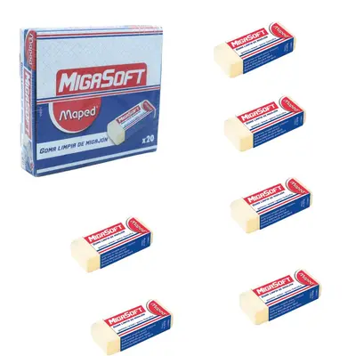 Goma migasoft  Maped caja con 20 piezas