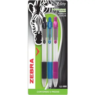 Portaminas ZEBRA Z-Grip punto fino 0.5 m