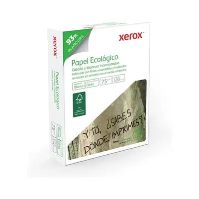 Paquete De Hojas De Papel Xeox Tamaño Carta Blanco 500 Hojas