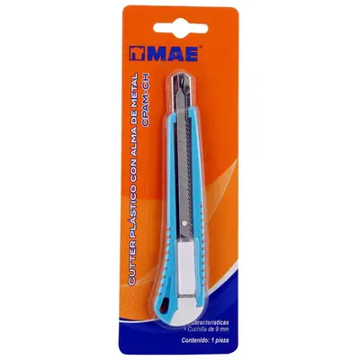 Cutter chico mae de 9mm 1 pieza