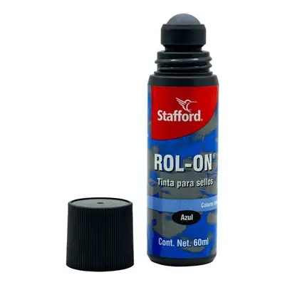 Tinta para sello Stafford color azul