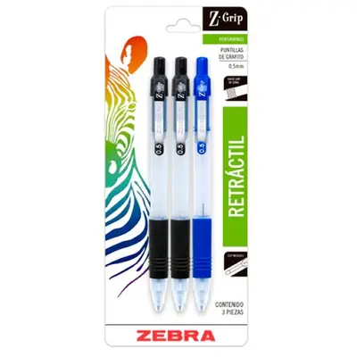 Portaminas ZEBRA Z Grip punto fino 0.5 m
