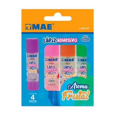 Lapiz adhesivo marca MAE transparente