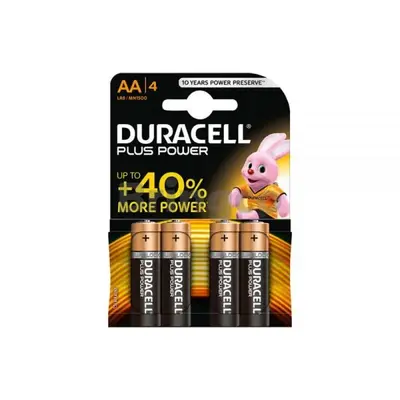 Pila alcalina Duracell AA blíster 4 +