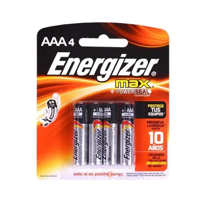 Pila alcalina Energizer Max AAA blister 6 pilas