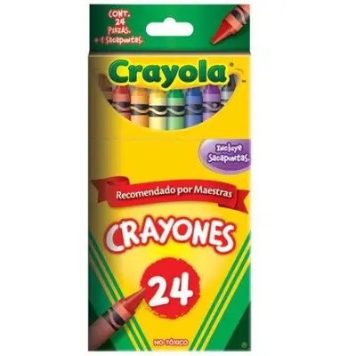 Crayones Crayola Estándar 9.21 cmx.7.9