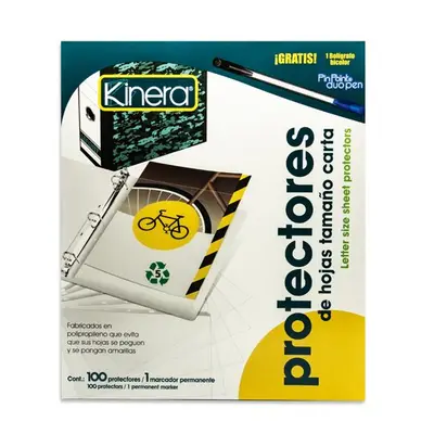 Protector de hojas traslucidos Kinera