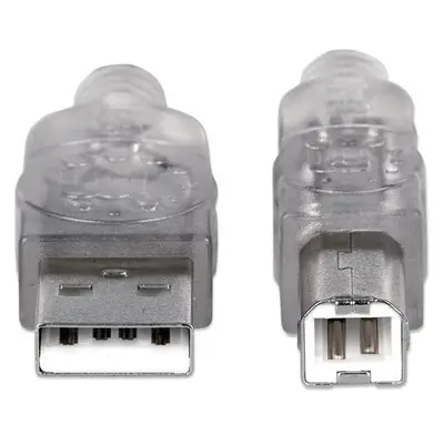 Cable Manhattan USB a-b v2.0 3.0m pla