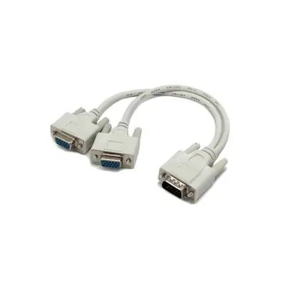 Cable Manhattan monitor "y" VGA a 2 VGA,