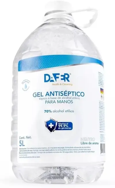 Gel antiséptico Cleaning de 5 Lts.
