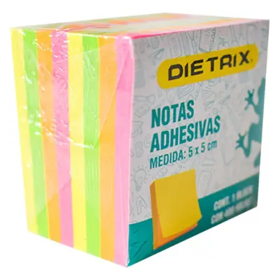 Notas adhesivas Dietrix colores neón
