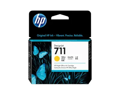 Cartucho de tinta HP 711 de 29 ml amarillo