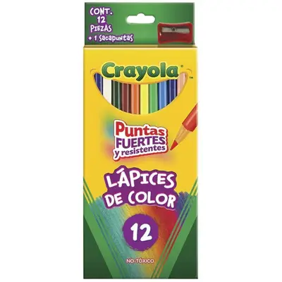 Colores redondos Crayola con 12 piezas..
