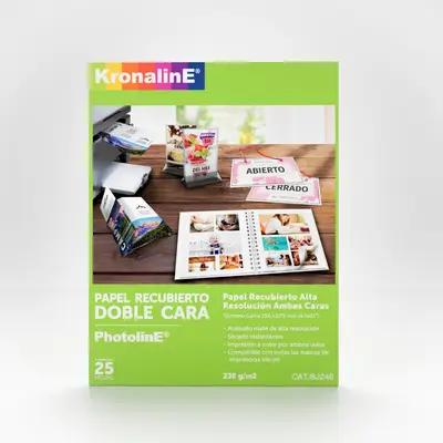 Papel fotografico Kronaline recubierto